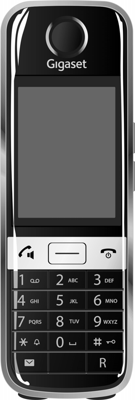 Gigaset S820H - Touch & Type Gigaset S820H - Touch & Type Touchscreen/Display Statusleiste ( S. 10) Symbole ( S. 31) zeigen aktuelle Einstellungen und Betriebszustand des Telefons an.