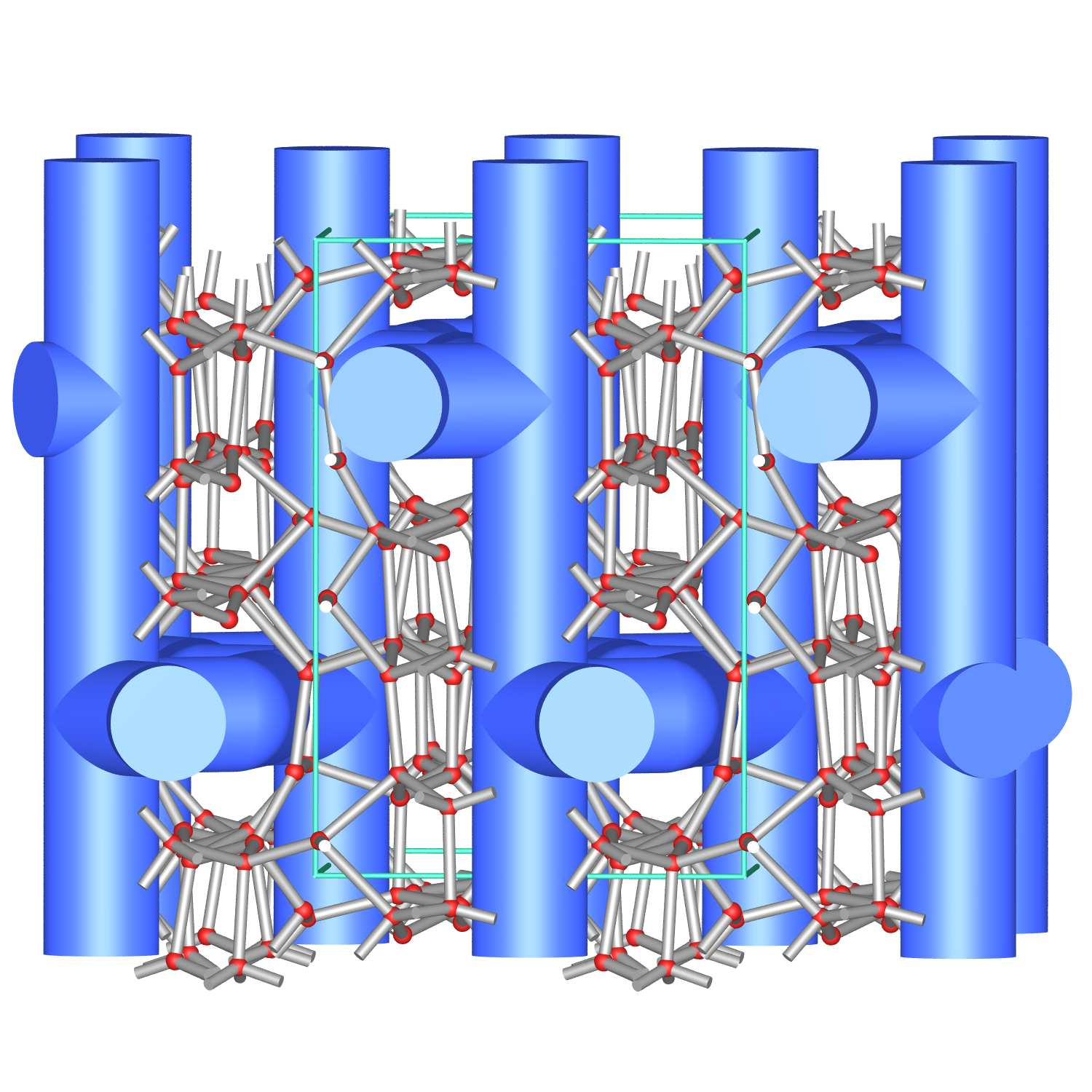 Strukturen III: Pentasile: Beispiel ZSM-5 wichtiger synthetischer Zeolith (3000 t/a) Struktur: