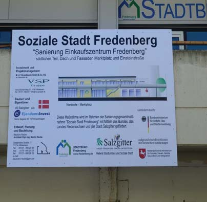 Fredenberg Großwohnsiedlung aus den 1960er und 1970er Jahren Wohnungsbestand über 3000 Wohneinheiten mit ca.