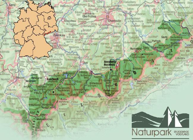 2. Die Locations Der Naturpark Erzgebirge/Vogtland...war unter allen angebotenen Stellen mein absoluter Favorit für das Commerzbank Umweltpraktikum.