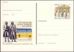14. Oktober 1999 - Ausgabe "PHILATELIA 1999" - MiNr PSo 61 "Hildegard von Bingen", ungebraucht PSo 61 100 1,00 Sonderpostkarte mit SSt "Köln - Symbole", adressiert PSo 61 111 1,20 Sonderpostkarte mit