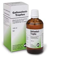 Galloselect Enthält: Natrium sulfuricum DiI. D4 Taraxacum DiI.