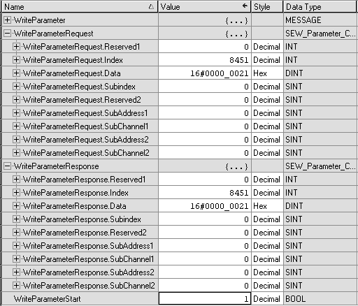 6 Projektierung und nbetriebnahme (EtherNet/P) Projektierungsbeispiel in RSLogix 5 4.