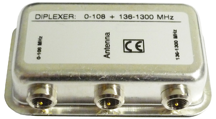 Weichen und Filter Portable Antennen TNC/FAKRA TETRA Frequenzweiche 60dB Art. 15420 380-395 / 405-430 MHz Weiche für den Betrieb von 2 Geräten 45dB Art.