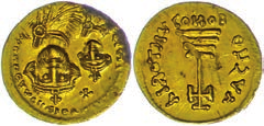 Münzen Byzanz 103 107 108 125 107P 2. Jhd. v. Chr., 1/4 Stater, Gallien, Anonym. Av: Triskele, darum Perlenkranz. Rev: Pferd nach rechts, darüber Wolf, darunter Triskele.