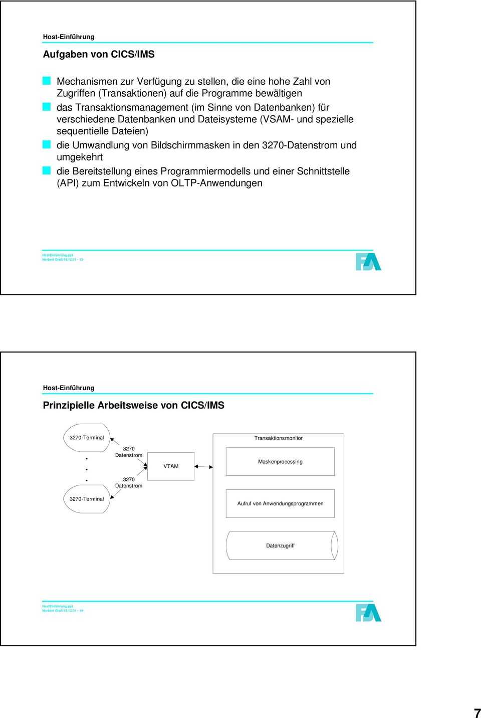 umgekehrt die Bereitstellung eines Programmiermodells und einer Schnittstelle (API) zum Entwickeln von OLTP-Anwendungen Norbert Graß/18.12.