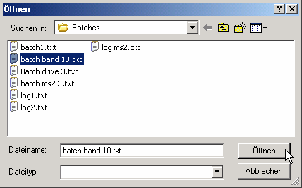 6 Die Verwendung von Batch Dateien 6.1 Zielsetzung Immer wiederkehrende Abläufe können mit Befehlsfolgen in einer Textdatei beschrieben und automatisch ausgeführt werden.