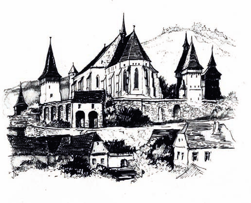 Birthälm Kirchenburg Im ungarischen und rumänischen Parlament hatte die kleine Gruppe von sächsischen bzw. rumäniendeutschen Abgeordneten kein Gewicht.