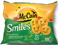 Weitere McCain Produkte. Die Minuten Frites sind die neueste Innovation des Kartoffelexperten McCain. Vielleicht kennen Freunde und Verwandte die Marke bereits für diese Produkte aus ihrem Sortiment.