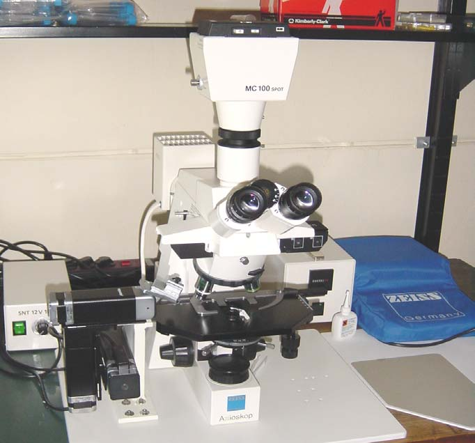Proben Auswertung Mikroskopieren -Einführung -Erklärung der Komponenten -Präparate: Ki67-Cy3 mit FISH und Kerngegenfärbung