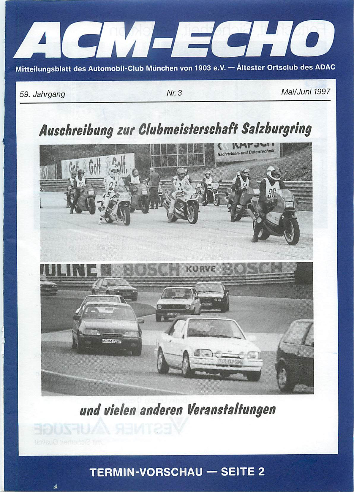 Mitteilungsblatt des Automobil-Club München von1903 e.v. Ältester Ortsclub des ADAC 59. Jahrgang Nr.