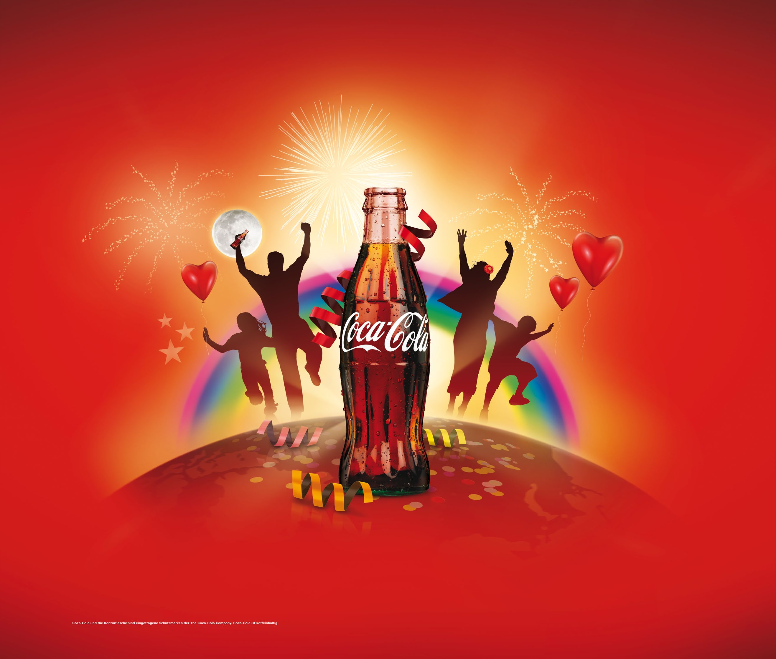Coca-Cola und die Konturflasche sind eingetragene Schutzmarken der The Coca-Cola