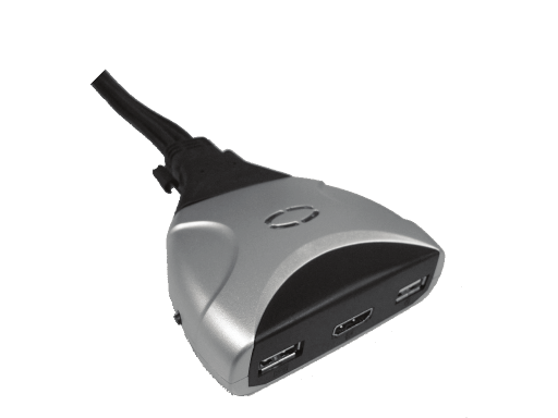 1 Einleitung Vielen Dank, dass Sie sich für diesen 2-Port USB/HDMI-Kabel KVM-Switch entschieden haben, der HDMI-Displaytechnologie zur Benutzung mit digitalen HD-Monitoren und HDTVs einsetzt.