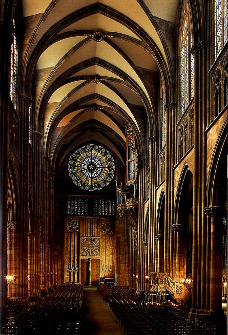Straßburg, Dom; Mittelschiff (um 1400)