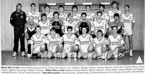 Handball Handball Herren, 1. Bundesliga, Saison 1990/ 91 Sedlmeier und anschließend Emil Graf konnte man lange Jahre Bundesliga in München bewundern.