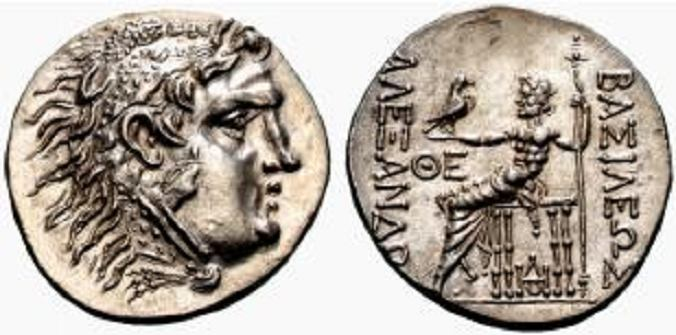 Lot number: 37 Price realized: Unsold MAKEDONIEN ALEXANDER III., 336-323 No.: 37 Rufpreis-Opening bid: CHF 600 d=32 mm AR-Tetradrachme. 16,30 g. Mesembria, 125-65.