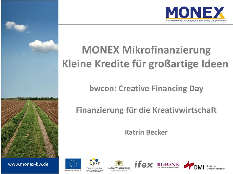 Creative Financing Day Finanzierung