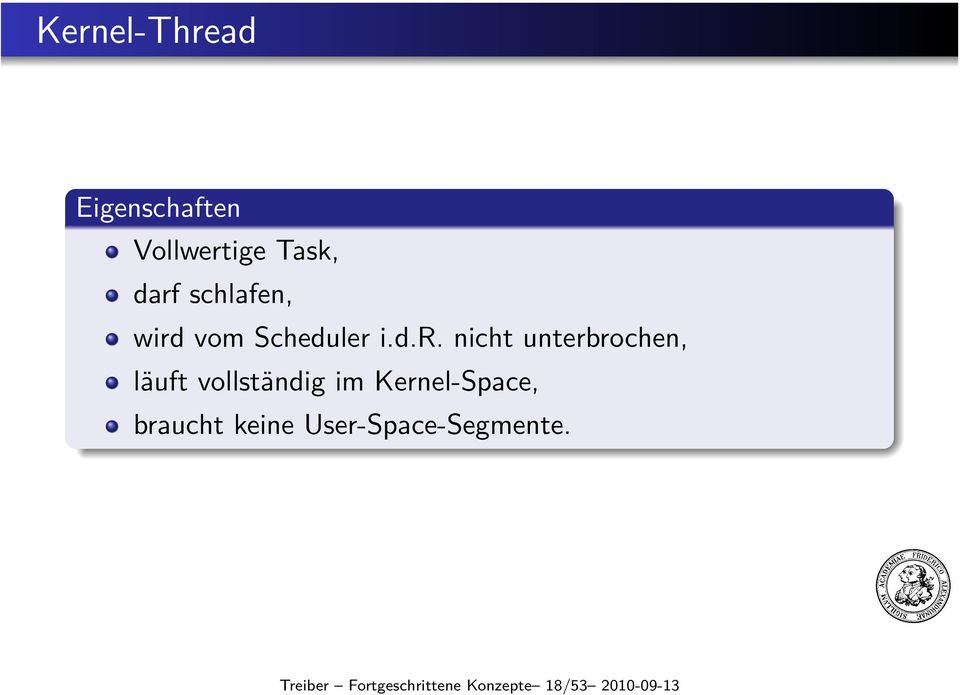 vom Scheduler 