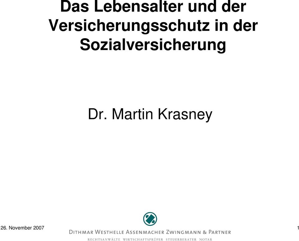 Sozialversicherung Dr.