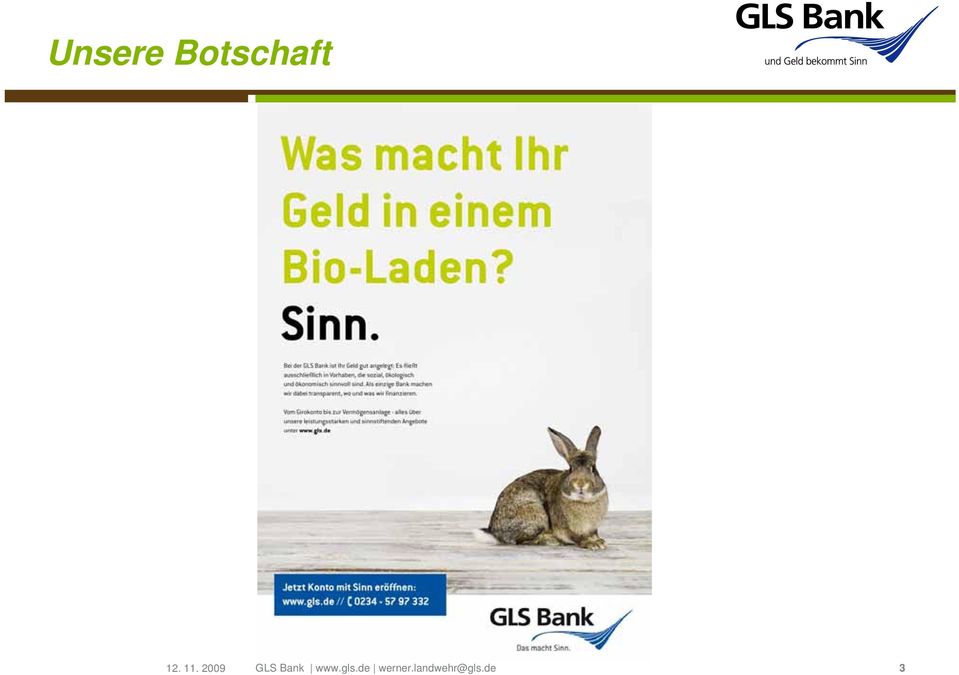 2009 GLS Bank www.