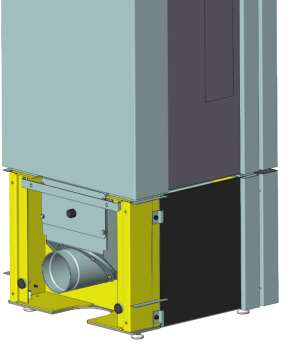 Installation / Verbrennungsluft / Anschluss an den Schornstein Verbrennungsluft Für den Verbrennungsvorgang wird permanent Sauerstoff bzw. Luft benötigt.