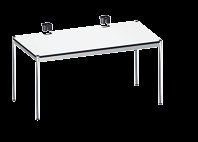 USM Haller Tisch Masse 1 USM Haller Tisch rechteckig Erhältlich in allen USM Haller Tischoberflächen L: 2000 / T: 1000 / H: 740 L: 2000 / T: 750 / H: 740 L: 1750 / T: 1000 / H: 740 L: 1750 / T: 750 /