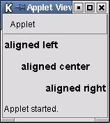 1 Labels Ein Beispiel: /* Labels */ import java.awt.*; public class LabelTest extends java.applet.applet { public void init() { setfont( new Font( "Helvetica", Font.