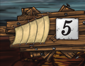 Ausbauspiel Habt ihr das Spiel nach den Einsteigerregeln kennengelernt, könnt ihr die Karten mit dem Piratentotenkopf dazunehmen. Legt dann auch die 10 Rumplättchen auf die Pirateninsel.