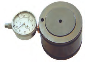 Z-Achsen-Einstellgerät, mit Dauermagnet Z-zero setter, with magnet zum Bestimmen des Referenzpunktes eines Werkstücks in der axialen Richtung (Z-Achsen) mit Messuhr, Ø 40 mm, 8 mm Ablesung 0,01 mm