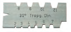 Spitzgewinde-Stahllehre 8310 Centre thread cutter gauge für whitworth-gewinde 55 oder metrisches Gewinde 60 for whitworth threads 55 or metric threads 60 Grad Degree 08083000 55 3,40 08083001 60 3,40