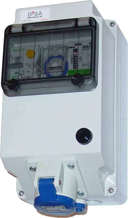 HCD (Home Charge Device) 230V Elektrofahrzeuge CA 340 - Kunststoff Gehäuse 230X130X152mm (HxBxT) - Module hinter transparenter Schutzkappe - Schutzart IP 40 oder IP 44 1 x Steckdose CEE 3/16 230V mit