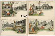 219 4132 Hannover 23 verschiedene gelaufene/ungelaufene Karten - 1898 bis 30er Jahre....überwiegend sauber 25,- 4133 Heidelberg 26 überwiegend verschiedene meist ungelaufene Karten - ca.