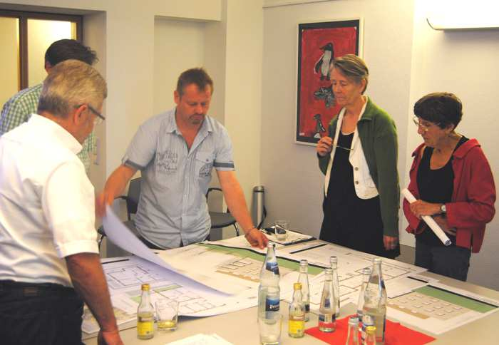 Gemeinschaftsbereich Hausverein mit Kooperationsvertrag Stadt / Wohnbau Offenburg
