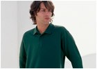 Weiss: 170 g/m2 - Farbig: 180 g/m2 Kartoninhalt: 36 Premium Long Sleeve Polo Shirt P5 (63-306-0) Rippstrick an Kragen und Armabschluss Zwei-Knopfleiste mit gleichfarbigen Knöpfen Nackenband für