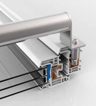 Absturzsicherung TALEA Absturzsicherung TALEA EDELSTAHL Brüstungsgeländer für bodentiefe Fenster in Edelstahl Ober- und Untergurt aus Edelstahlrohr D-42,4 mm Füllung aus Rundstab D-12 mm Befestigung