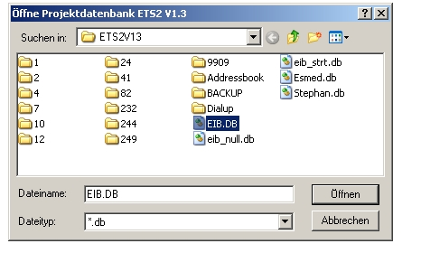 Abb. 1: Startbildschirm ETS2 Export Tool Wählen Sie die ETS2 V1.3 Datenbank aus, die das zu exportierende Projekt enthält. Abb.