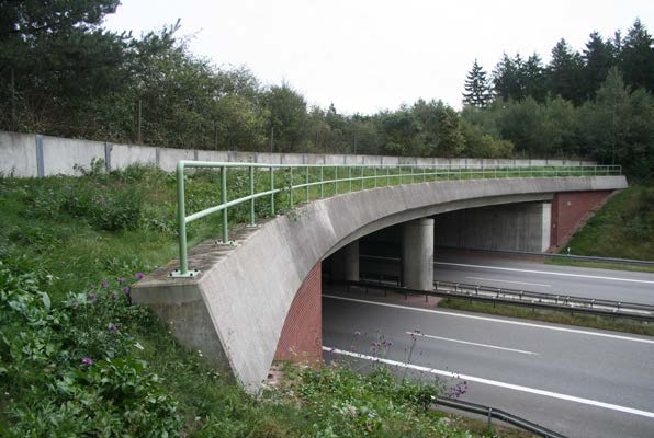 Talbrücke bei Radegast/A20 (oben) und Grünbrücke bei Beidersdorf/A20 (unten).