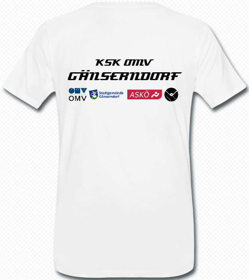 TEAMWEAR T-Shirt KSK OMV GÄNSERNDORF Klassisch geschnittenes T-Shirt für Männer 100 %