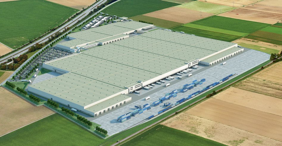 IM Unternehmen BMW ordnet die weltweite After-Sales-Logistik neu: Die Animation zeigt das neue Zentrallager in Wallersdorf.