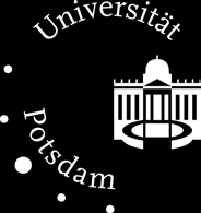 Universität Potsdam Humanwissenschaftliche Fakultät Forschungsschwerpunkt Kognitionswissenschaften Abteilung für