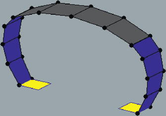 1. Stahlgürtel 2. Gürtelabdecklage 3. Lauffläche und Profil 4. Verstärkerstreifen 5. Seitenwand 6. Kernreiter 7. Wulstkern 8. Innerliner 9.