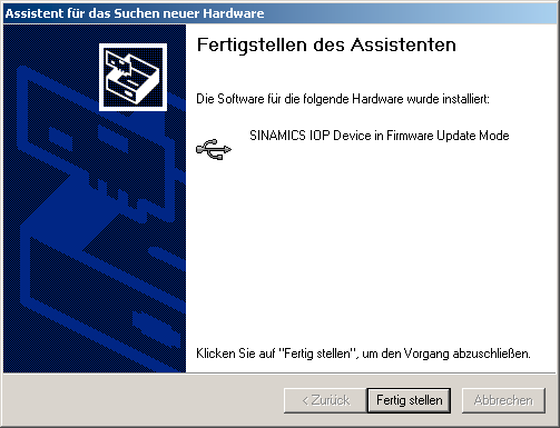 16. Klicken Sie auf "Weiter". 17. Der Dialog für den Windows Logo Test wird angezeigt. 18. Klicken Sie auf Installation fortsetzen um die Installation abzuschliessen. 19.