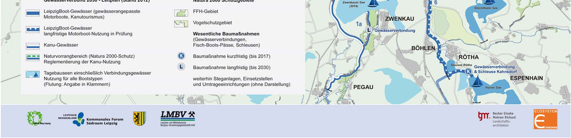 Häfen im Leipziger Neuseenland (Stand 2012) Häfen mit überwiegend touristischer und nicht