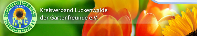 Rahmengartenordnung des Kreisverbandes Luckenwalde der Gartenfreunde e.v. (nachfolgend Gartenordnung genannt) Beschlossen am 02.11.