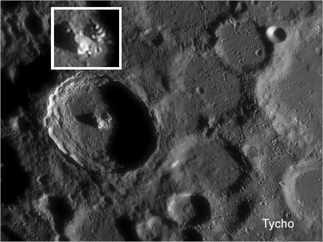 Amateurbilder des Mondes von der Erde: Vielleich überrascht es Sie, zu erfahren, dass manche Ruinen auf dem Mond so groß sind, dass man sie sogar mit verhältnismäßig einfachen Mitteln von der Erde