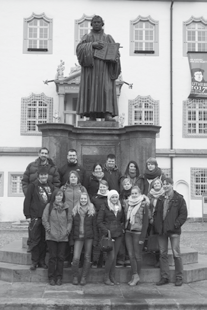 Rückblick Sterbehaus, und seine Taufkirche St. Petri & Paul befinden. Wussten Sie, dass Martin Luther mit Familiennamen Luder hieß und sein Vater Bergmann war?