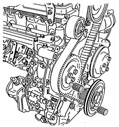 BGS 6759 Werkzeug Zahnriemen Spannrolle JTD Multijet Diesel Motoren