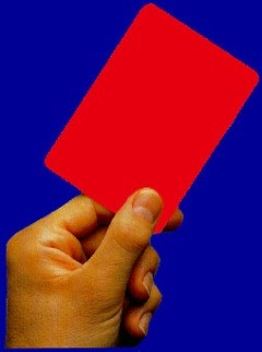 Regel 12 Fouls und unsportliches Betragen Gelbe und Rote Karten werden analog der Regel 12 beim Fußball