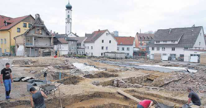Rundschau Allgäu Die südliche Altstadt ist eine wahre Fundgrube Die erste Etappe der Grabungen in der südlichen Altstadt ist (fast) beendet. Die Ausbeute war erstaunlich groß.