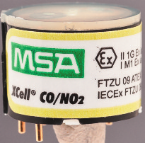 XCell-Sensoren Stickstoffdioxid CO/NO₂-Sensor Stickstoffdioxid zwei toxische Gase 0-50 ppm NO₂ 0,1 ppm NO₂ t(90) < 15 Sekunden Min. 1 ppm / Max.